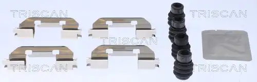 комплект принадлежности, дискови накладки TRISCAN 8105 101672