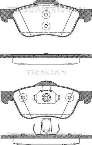 накладки TRISCAN 8110 14019