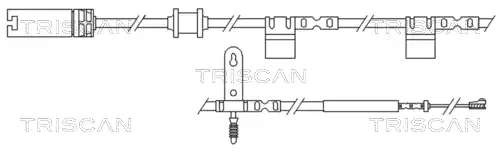 предупредителен контактен сензор, износване на накладките TRISCAN 8115 17018