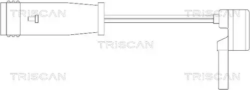 предупредителен контактен сензор, износване на накладките TRISCAN 8115 23005