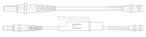 предупредителен контактен сензор, износване на накладките TRISCAN 8115 38003