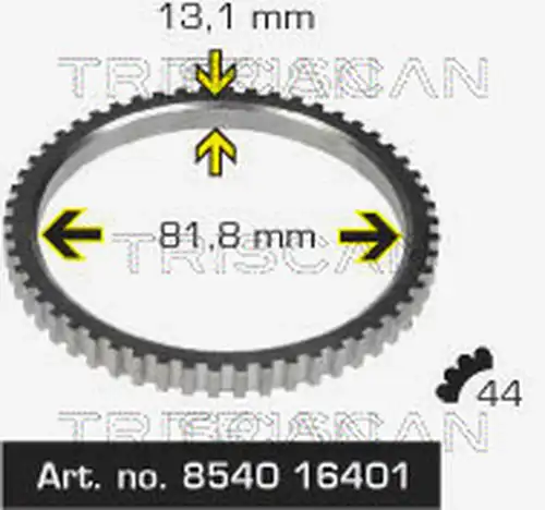 сензорен пръстен, ABS TRISCAN 8540 16401