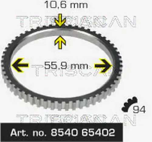 сензорен пръстен, ABS TRISCAN 8540 65402