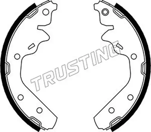 комплект спирачна челюст TRUSTING 023.003