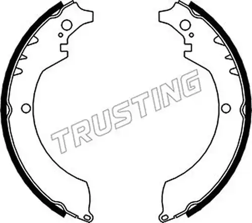 комплект спирачна челюст TRUSTING 026.335