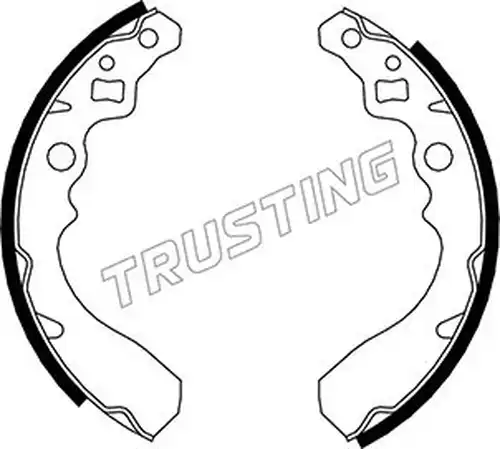 комплект спирачна челюст TRUSTING 026.340