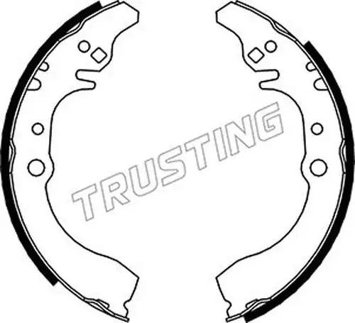 комплект спирачна челюст TRUSTING 026.348