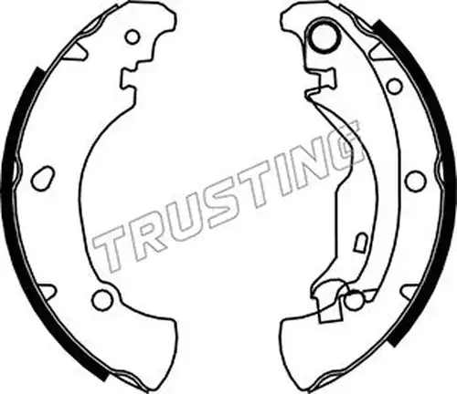 комплект спирачна челюст TRUSTING 034.100