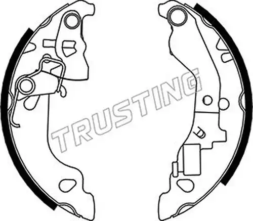 комплект спирачна челюст TRUSTING 034.103Y