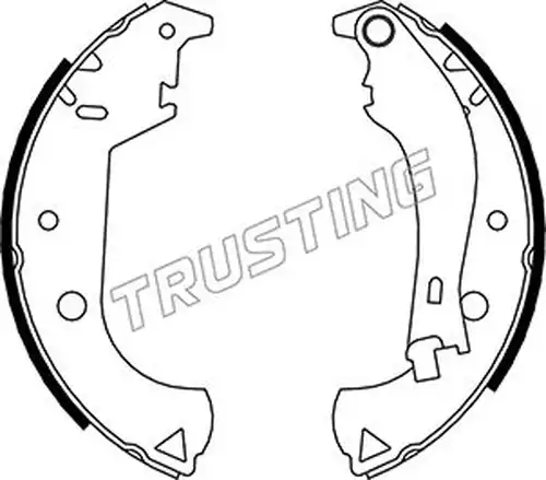 комплект спирачна челюст TRUSTING 034.105Y