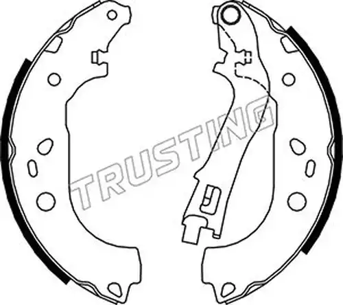 комплект спирачна челюст TRUSTING 034.112