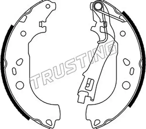 комплект спирачна челюст TRUSTING 034.122