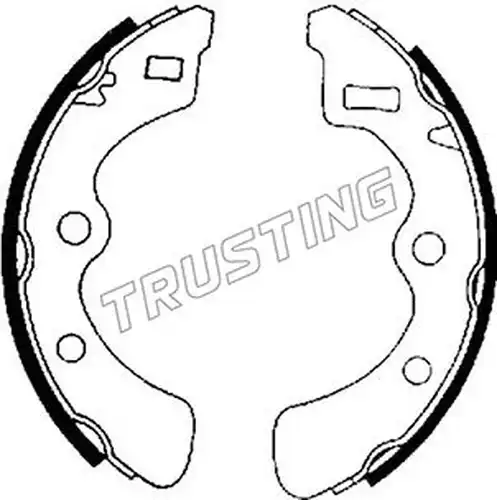 комплект спирачна челюст TRUSTING 044.009