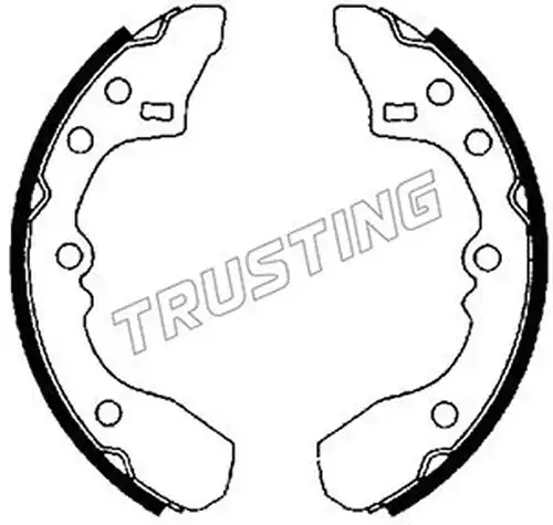 комплект спирачна челюст TRUSTING 049.128