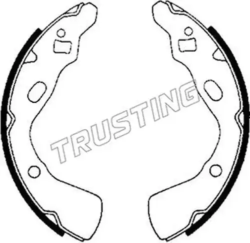 комплект спирачна челюст TRUSTING 049.140