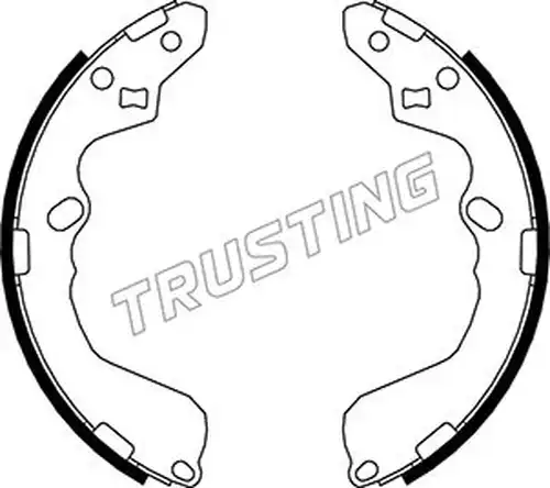 комплект спирачна челюст TRUSTING 049.146