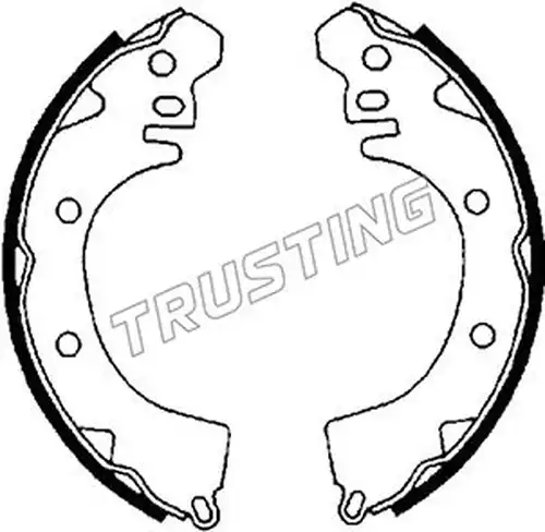 комплект спирачна челюст TRUSTING 064.155