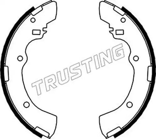 комплект спирачна челюст TRUSTING 064.164