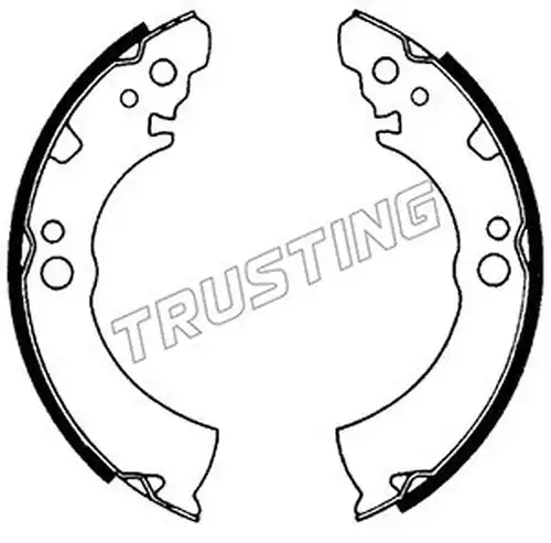 комплект спирачна челюст TRUSTING 067.163