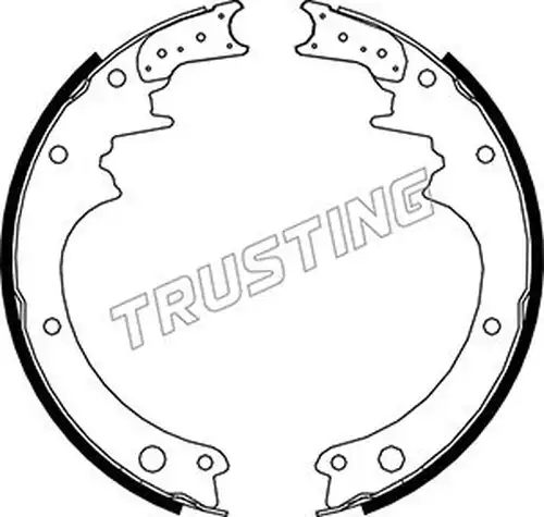 комплект спирачна челюст TRUSTING 067.165