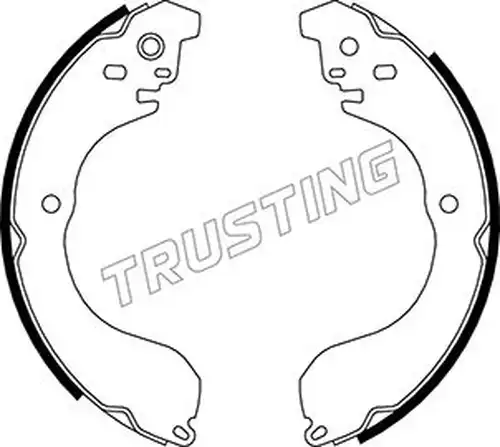 комплект спирачна челюст TRUSTING 067.199