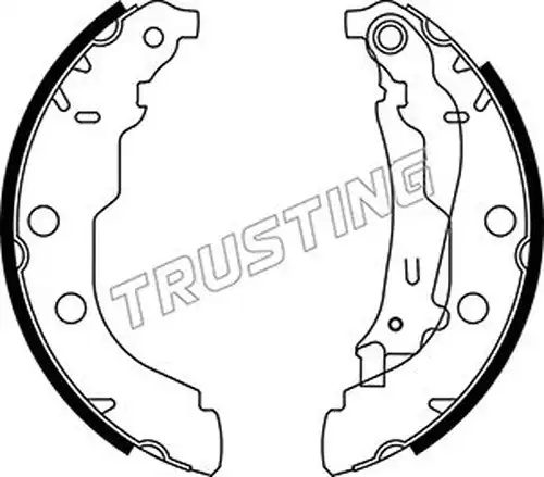 комплект спирачна челюст TRUSTING 079.189