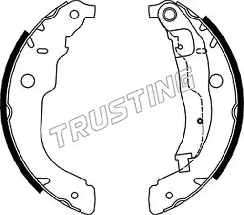 комплект спирачна челюст TRUSTING 079.196