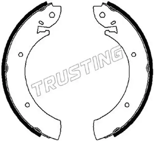 комплект спирачна челюст TRUSTING 088.207