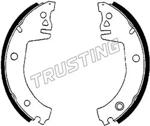 комплект спирачна челюст TRUSTING 106.218