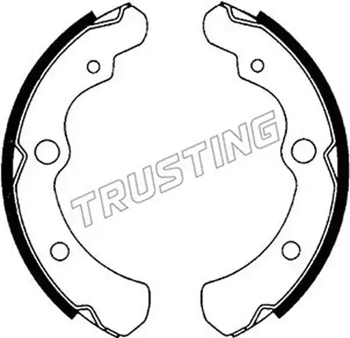 комплект спирачна челюст TRUSTING 110.328