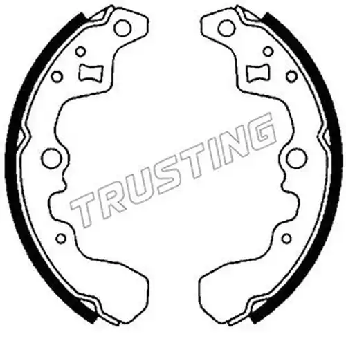 комплект спирачна челюст TRUSTING 111.226