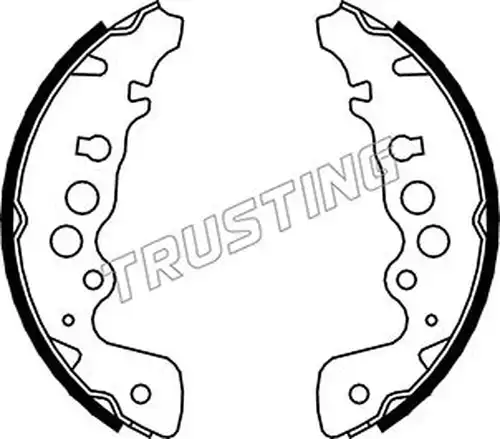 комплект спирачна челюст TRUSTING 111.243