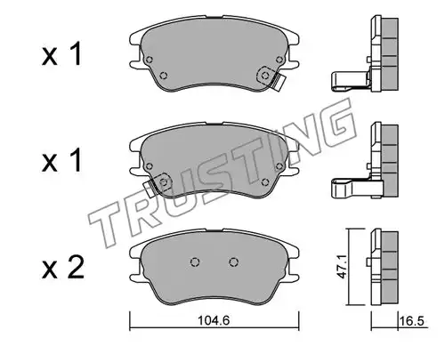 накладки TRUSTING 518.0