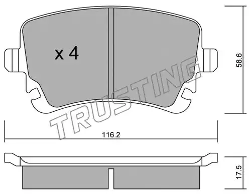 накладки TRUSTING 570.2