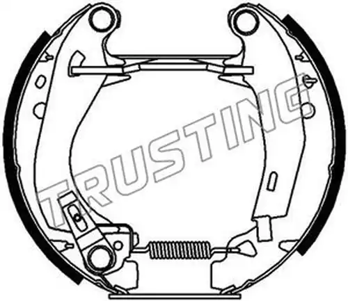 комплект спирачна челюст TRUSTING 6090