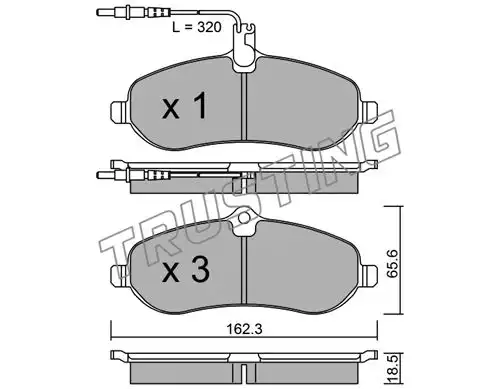 накладки TRUSTING 723.0