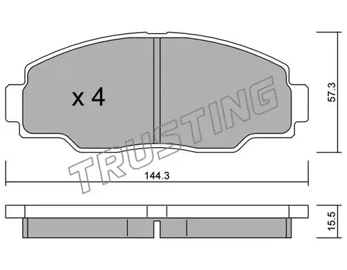 накладки TRUSTING 771.0