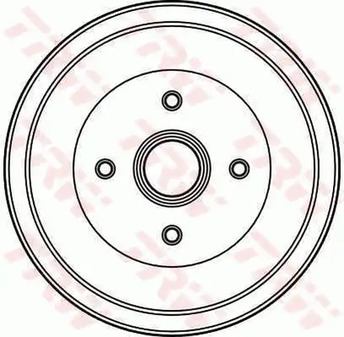 спирачен барабан TRW DB4019