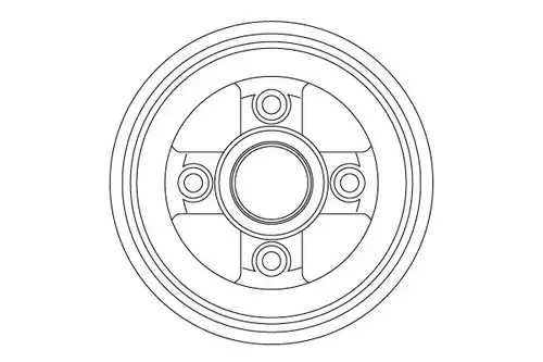 спирачен барабан TRW DB4477