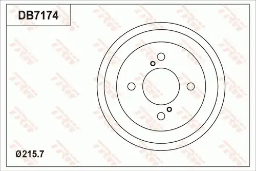 спирачен барабан TRW DB7174