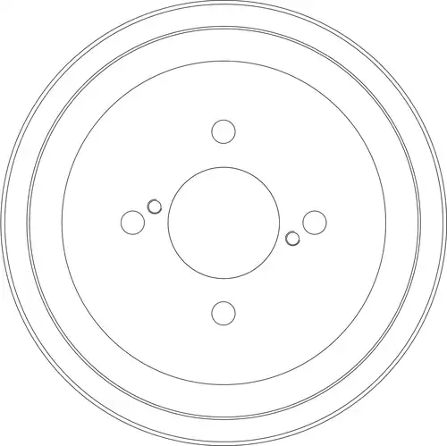 спирачен барабан TRW DB7265