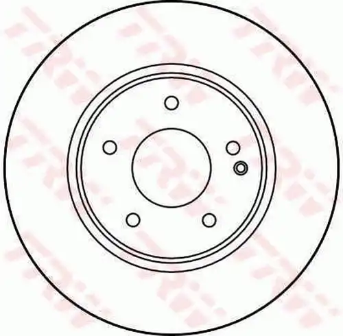 спирачен диск TRW DF2779