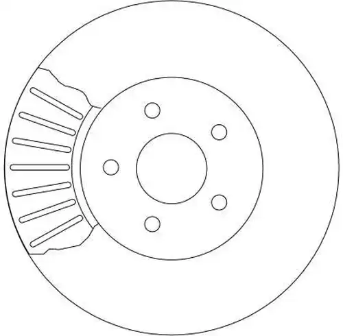 спирачен диск TRW DF4147