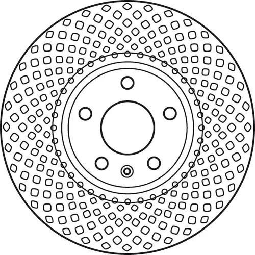 спирачен диск TRW DF6015S