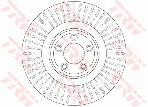 спирачен диск TRW DF6146S