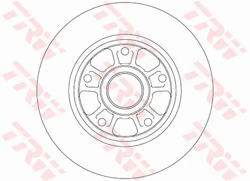 спирачен диск TRW DF6182