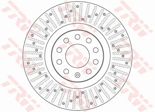 спирачен диск TRW DF6189S