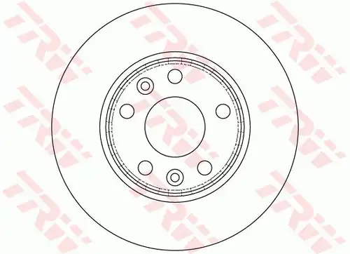 спирачен диск TRW DF6199