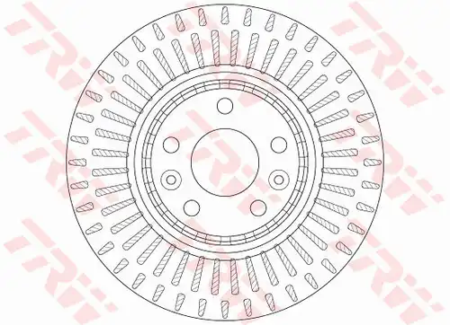 спирачен диск TRW DF6208S