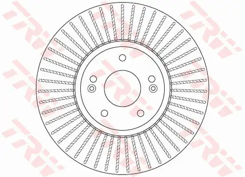 спирачен диск TRW DF6222